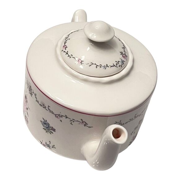 American Girl Pleasant Company TEAPOT & LID Samantha Porcelain Tea Pot 2PC Set - Picture 3 of 7